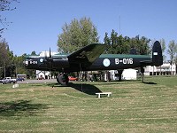 Lincoln B.2 at Argentine A-4 base, BAM General Pringles near Villa Reynolds in Santa Cruz province - photo by Dean Alexander